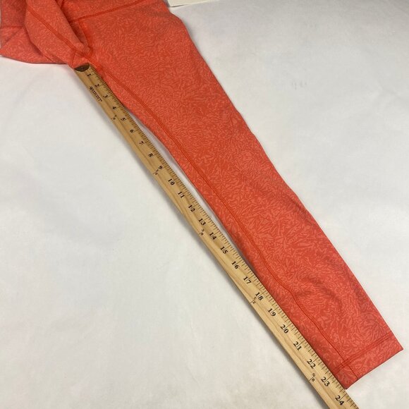 NWT Lululemon Wunder Train High-Rise Tight Women's Size 2 Orange - Picture 14 of 14